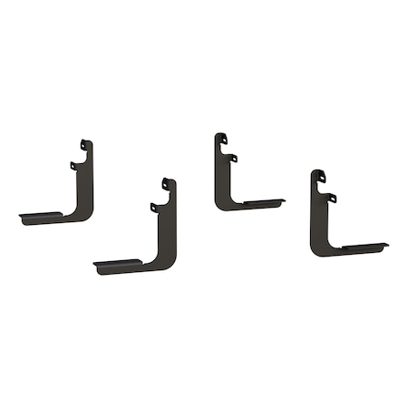 Luverne 17-C F150/F250/F350/F450/F550 BRACKET KIT BLACK TEXTURED POWDER COAT 401721